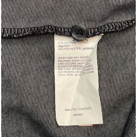 PERRY‎ ELLIS ICON Golf Polo Shirt Small Grey Black Moisture-wicking Breathable - Picture 6 of 10